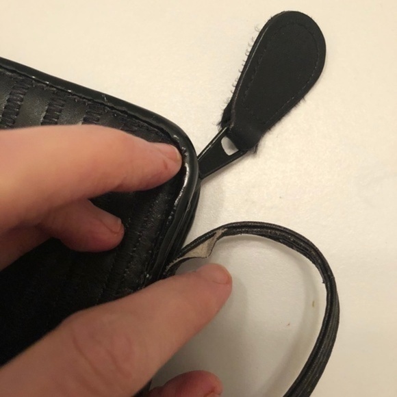 Fendi quilted black leather crossbody bag